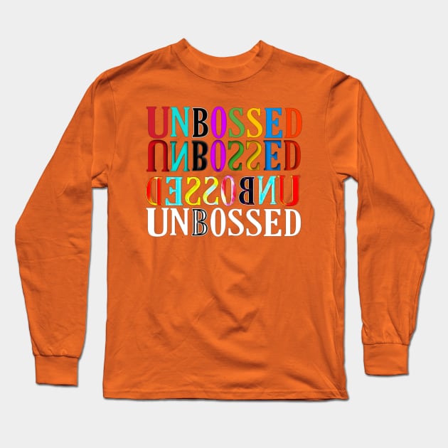 UNBOSSED - Multi - Front Long Sleeve T-Shirt by SubversiveWare